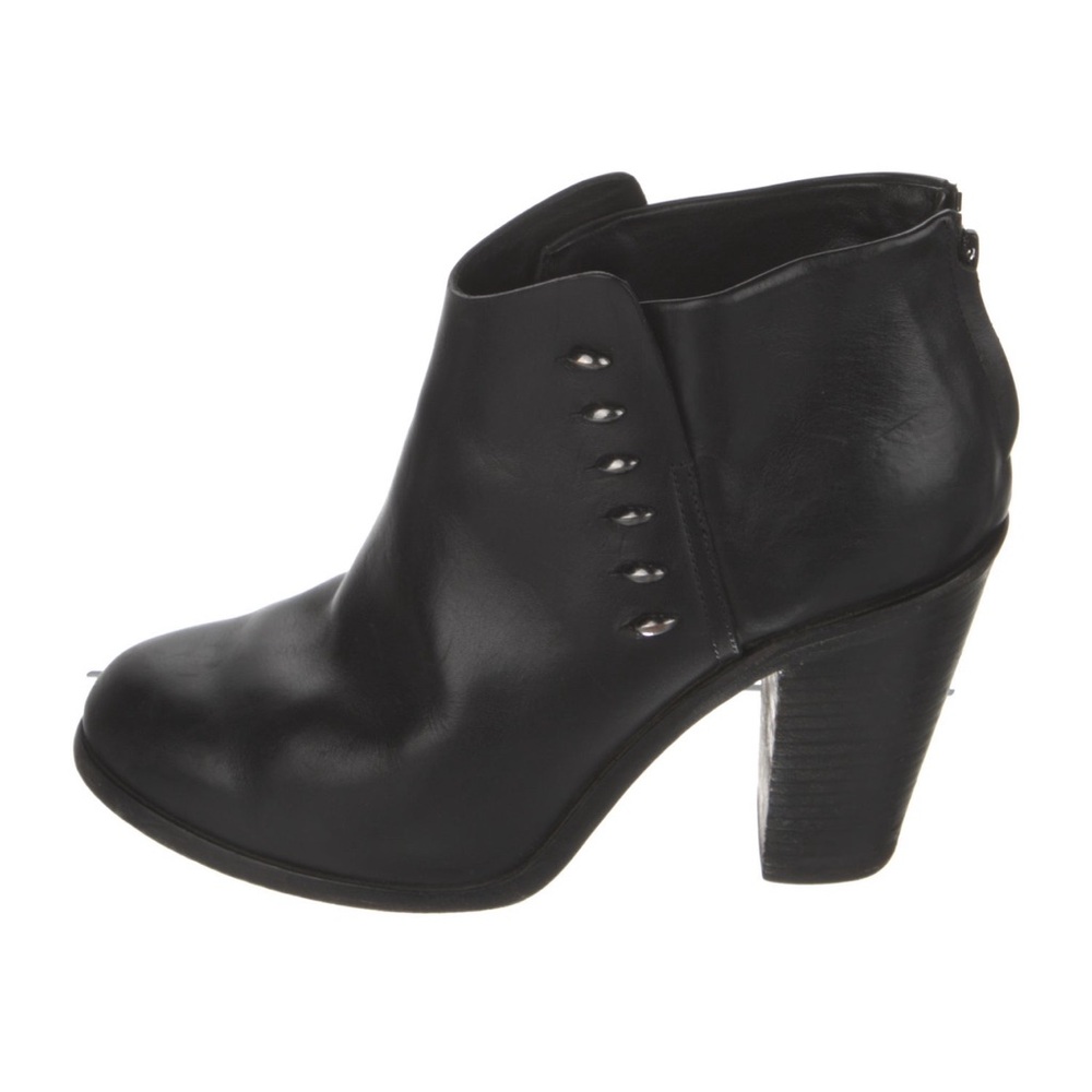 rag & bone leather studded chelsea boots